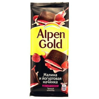 Шоколад Альпен Голд Малина и йогурт 90г